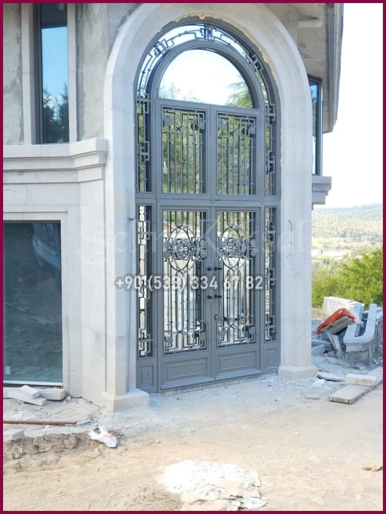 Cam Demir İç ve Dış Mekan Villa Kapıları - Cam Dış Mekan Villa Kapısı