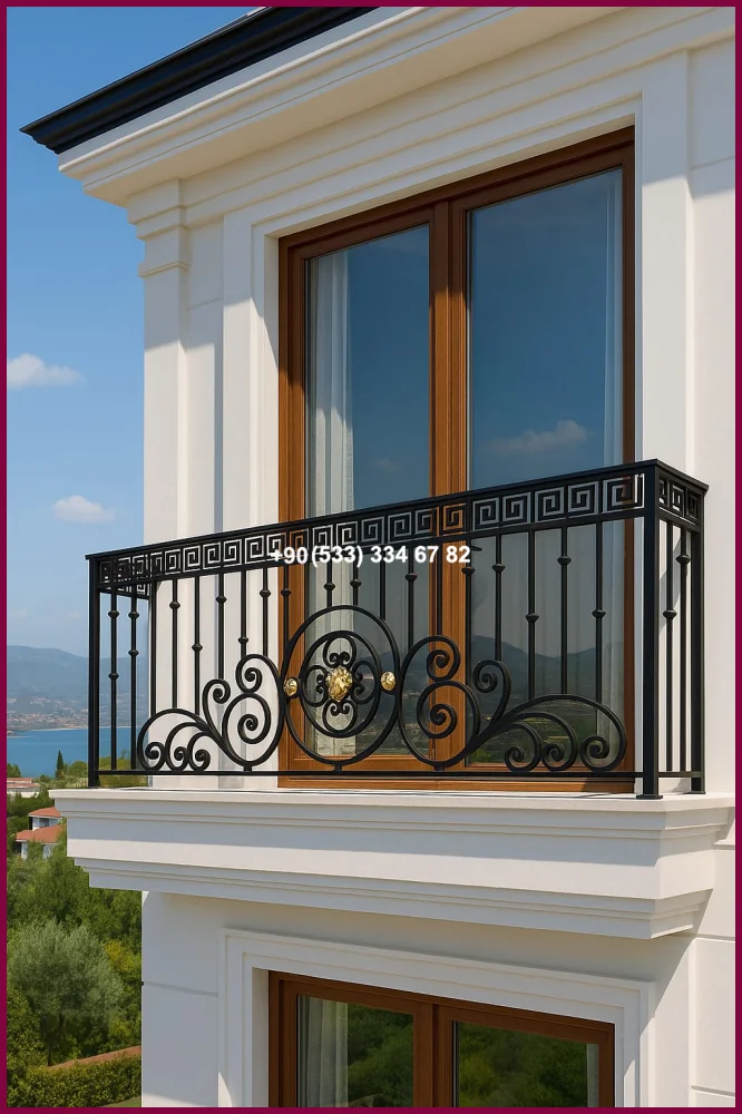 BALKON KORKULUK MODELLERİ-BALKON KORKULUK ÇEŞİTLERİ- FERFORJE BALKON KORKULUK