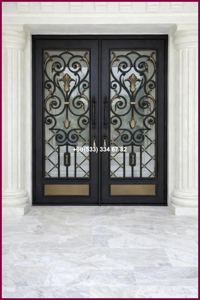 VİLLA KAPILARI-FERFORJE VİLLA KAPILAR-VİLLA GİRİŞ KAPILAR olc22215