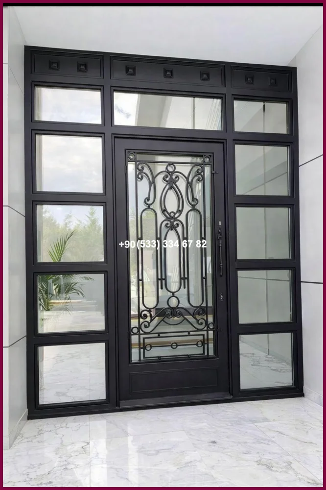 VİLLA KAPILARI-FERFORJE VİLLA KAPILAR-VİLLA GİRİŞ KAPILAR olc22219